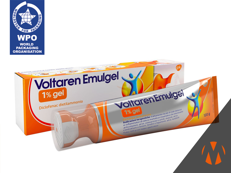 Voltaren applicator wins the most important packaging award in the world: the Worldstar 2019.