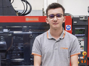 Aurelien, from Normandy to apprentice at Matrix Injection Moulds