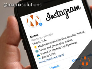 Matrix, mould and press dies maker, on social Media.
